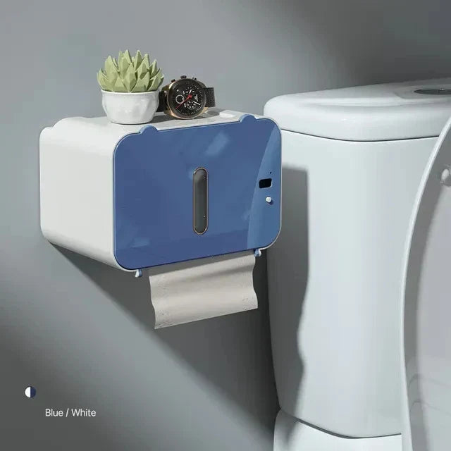 Smart Touchless Tissue Dispenser | Wall-Mount Automatic Paper Holder