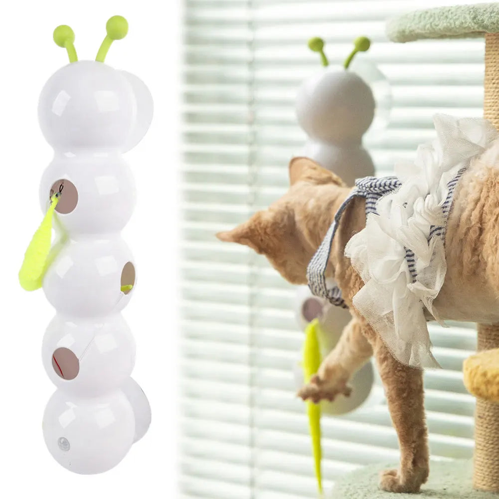Interactive Cat Toy | Rechargeable Motion-Activated Caterpillar