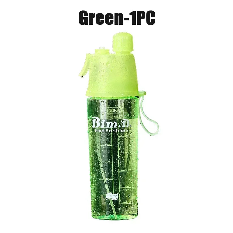 Dual Function Sports Water Bottle | Mist Spray & Hydration System