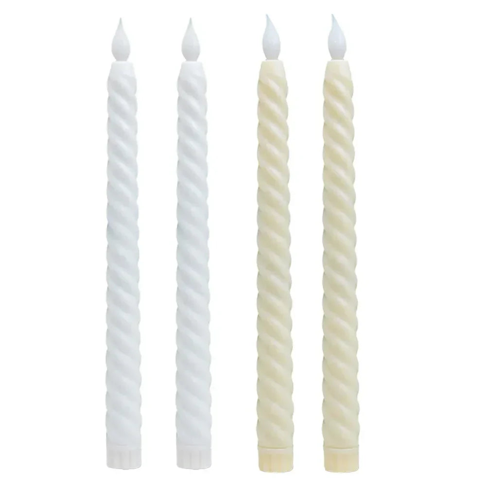 LED Taper Candles | 3D Flickering Flame Effect