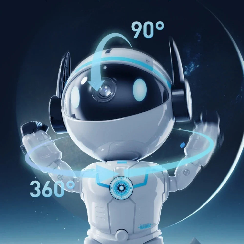 Smart Security Camera | 4K Ultra HD Robot Design