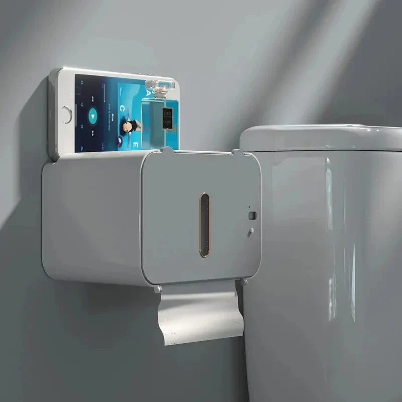 Smart Touchless Tissue Dispenser | Wall-Mount Automatic Paper Holder