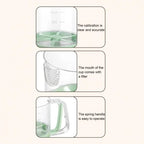 Kitchen Mixing Cup | Manual Stirring Beater With Spring Handle