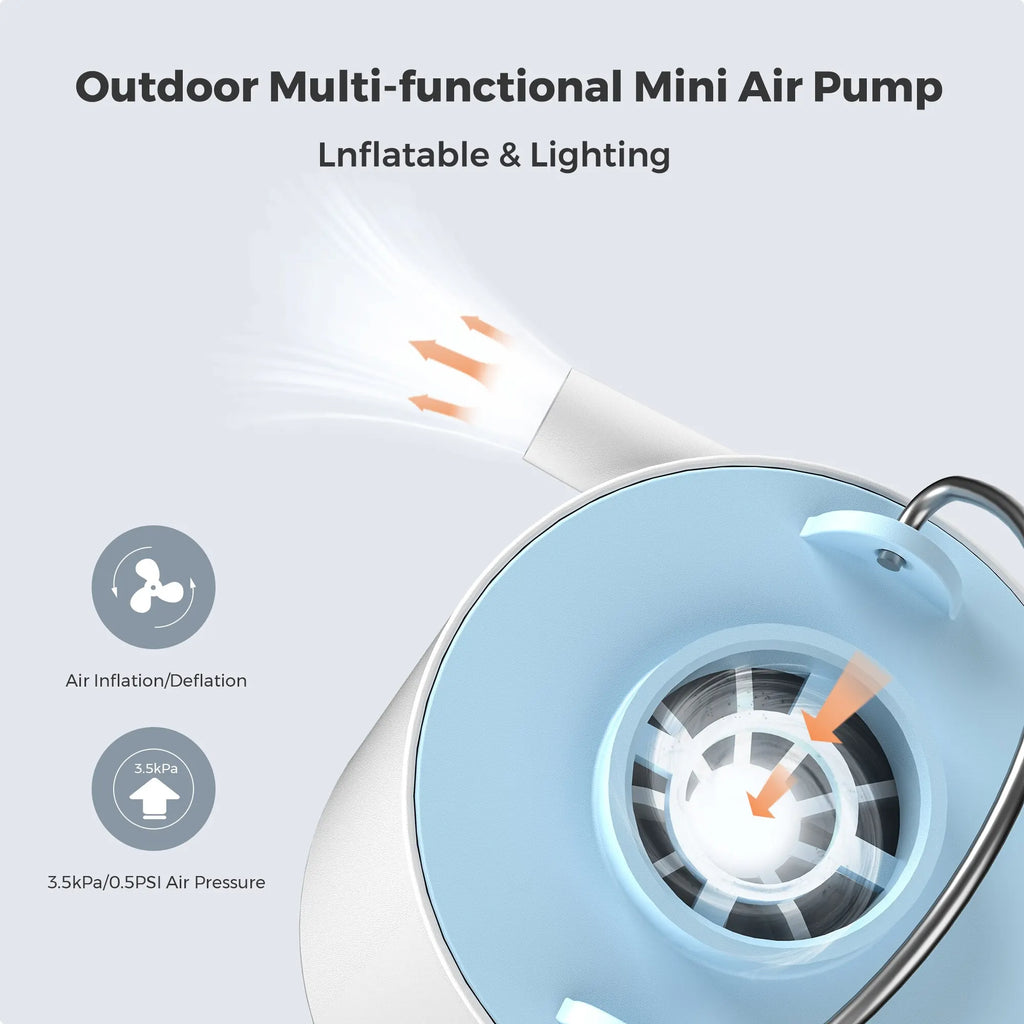 Portable Electric Air Pump | USB Rechargeable Mini Inflator