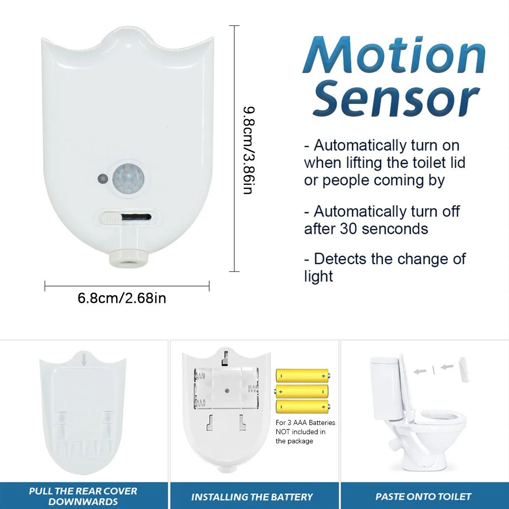 Motion Sensor Toilet Light | LED Bowl Projector With Night Guide