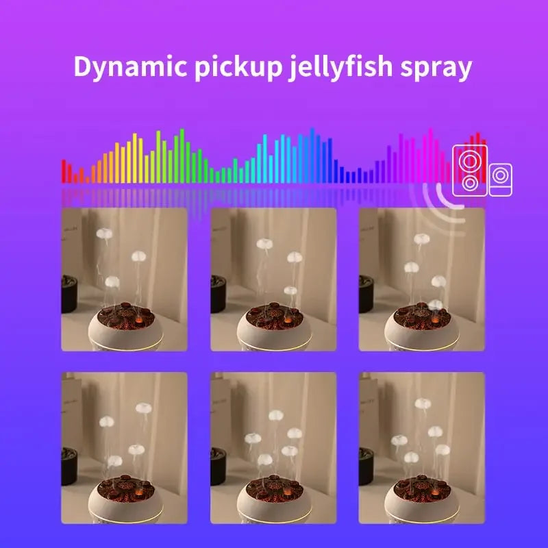 Smart Essential Oil Diffuser | Jellyfish Design With Remote Control