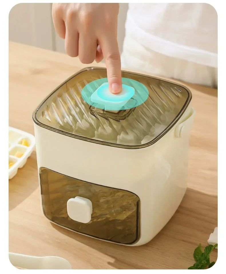 Modern Ice Cube Mold | One-Touch Release System