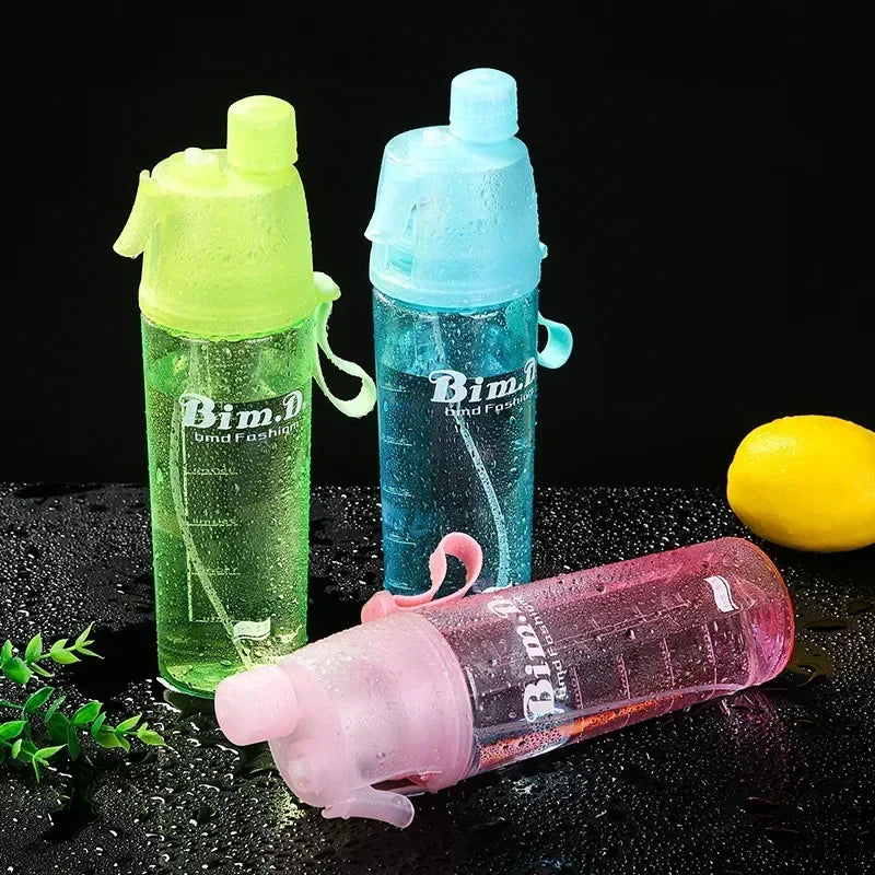 Dual Function Sports Water Bottle | Mist Spray & Hydration System