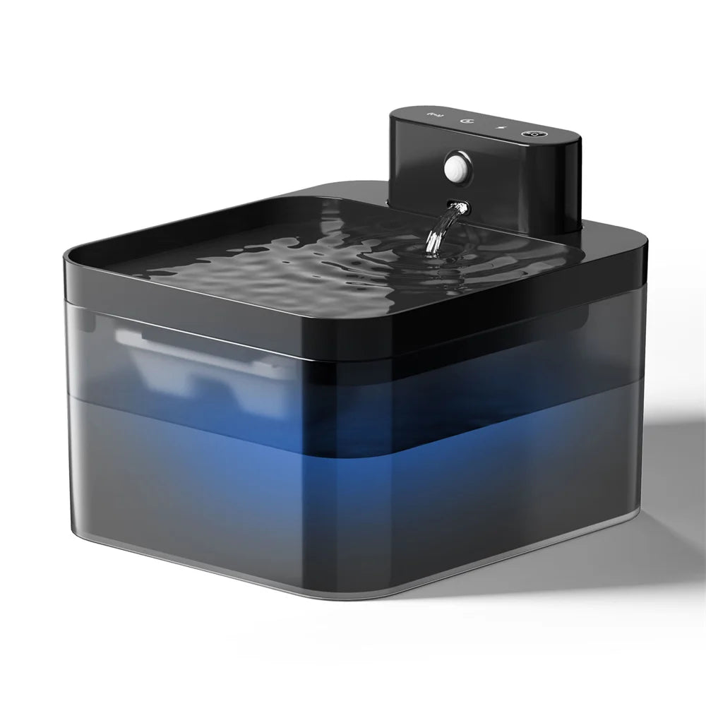 Smart Pet Water Fountain | Motion Sensor Activated Filter System