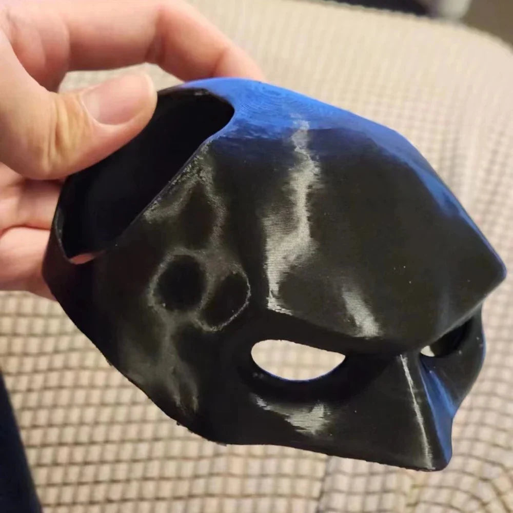 Batman Cat Mask | Black PLA Superhero Pet Costume