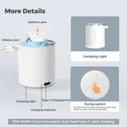 Portable Electric Air Pump | USB Rechargeable Mini Inflator