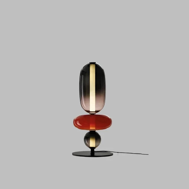 Modern Floor Lamp | Stacked Glass Spheres Design