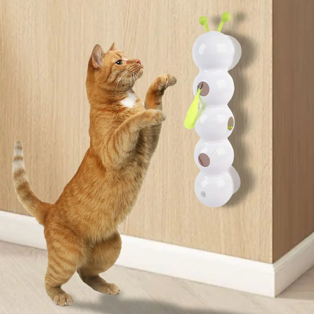 Interactive Cat Toy | Rechargeable Motion-Activated Caterpillar
