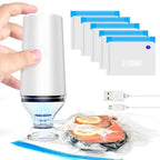 Portable Vacuum Sealer | USB Rechargeable Food Preserver