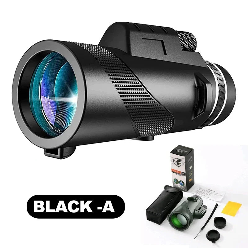 Professional Monocular Telescope | 80x Magnification BAK4 Prism