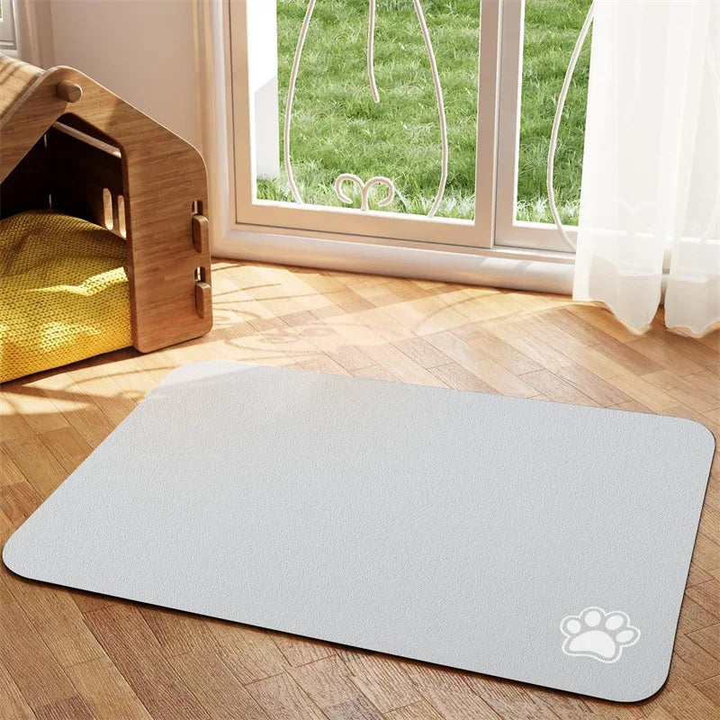 Pet Food Mat | Quick-Dry Absorbent Floor Protection