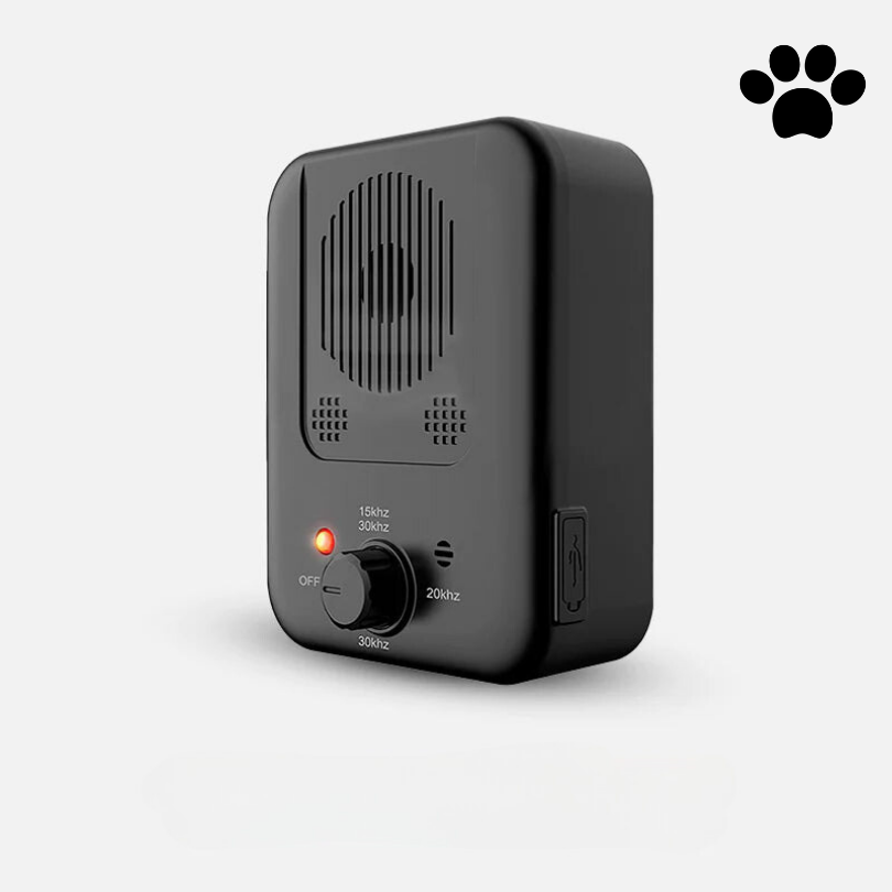 Ultrasonic Dog Bark Control | 15-Meter Range Waterproof Device