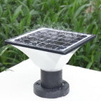 Solar Pillar Light | Modern Aluminum Post Light With 3-Color LED