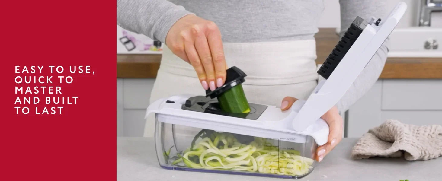 Multi-Function Vegetable Chopper | 6-in-1 Food Prep System