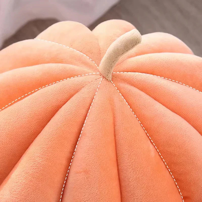 Plush Cat Bed | Pumpkin Shape Design For Winter Comfort