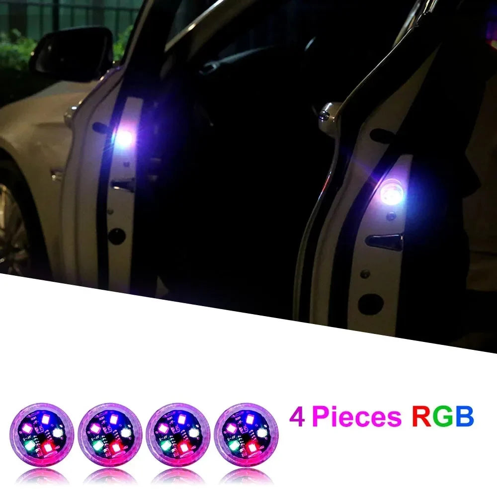 LED Car Door Safety Light | Magnetic Motion Sensor Warning System