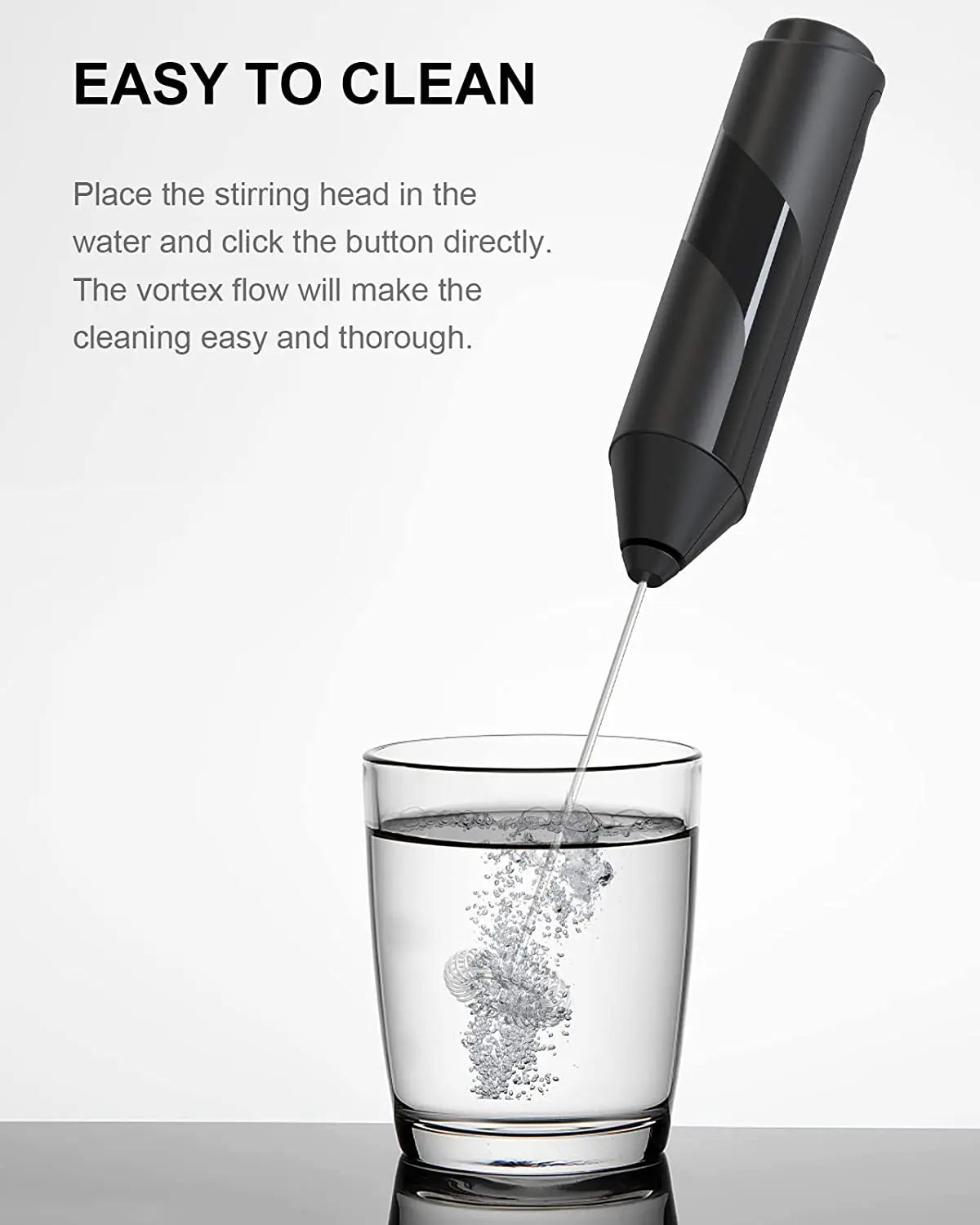 Electric Milk Frother | Professional Handheld Coffee Whisk