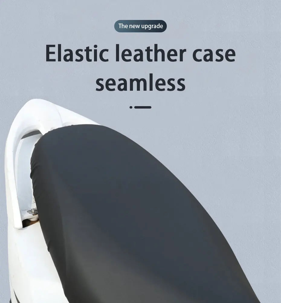 Motorcycle Seat Cover | Universal Elastic Waterproof Leather Design