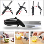 Smart Kitchen Scissors | 2-in-1 Cutting Board Design