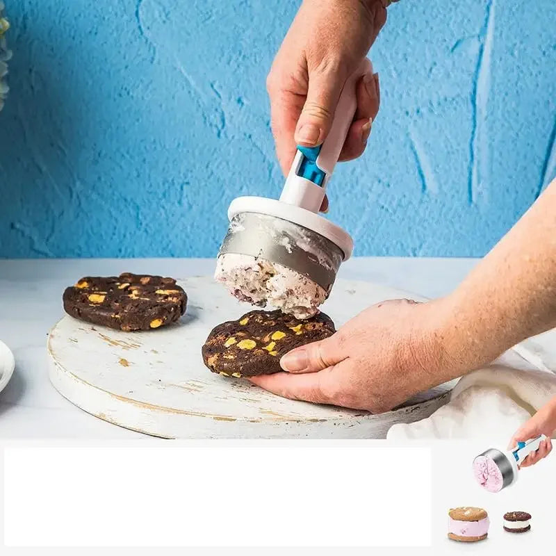 Professional Ice Cream Scoop | Cylindrical Press Design