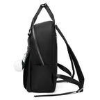 Modern School Backpack | Minimalist Design With Pom Pom Charm