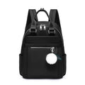 Modern School Backpack | Minimalist Design With Pom Pom Charm