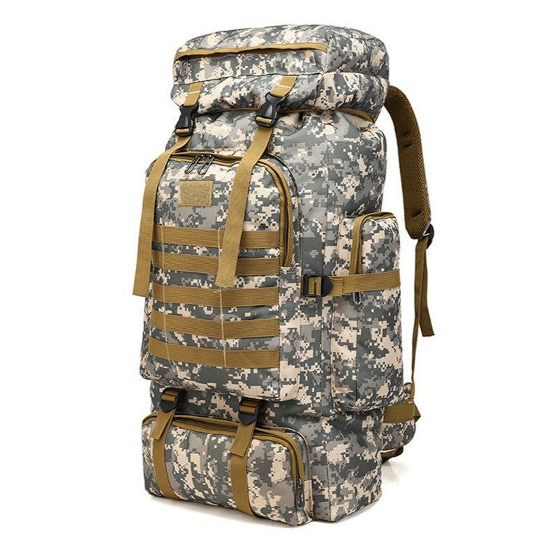 Military Hiking Backpack | 75L Tactical Rucksack with MOLLE System