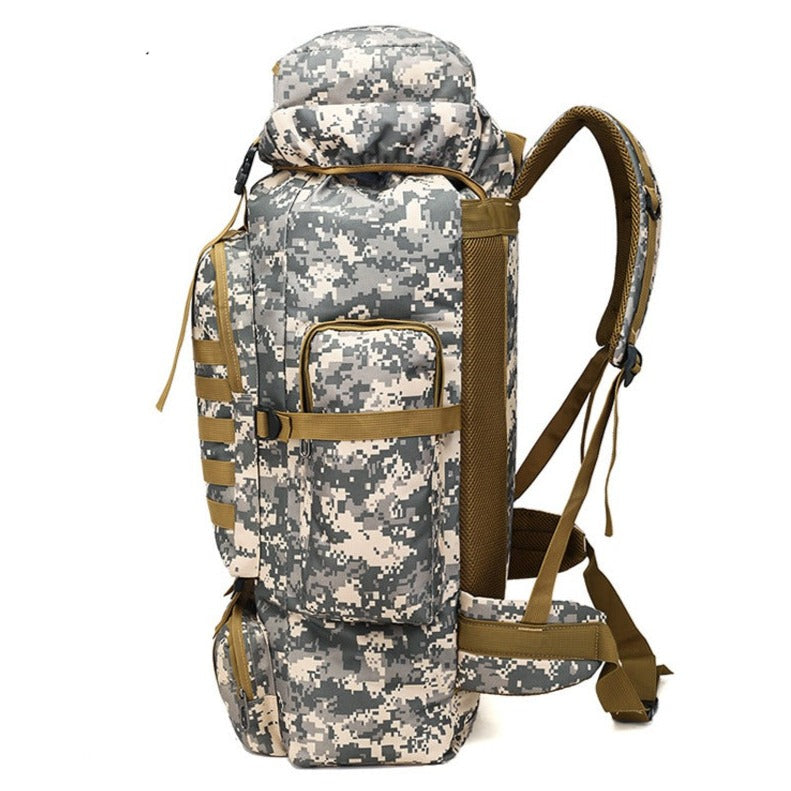 Military Hiking Backpack | 75L Tactical Rucksack with MOLLE System