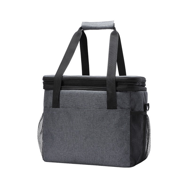 Insulated Cooler Bag | Expandable Grey Travel Tote