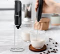 Electric Milk Frother | Professional Handheld Coffee Whisk