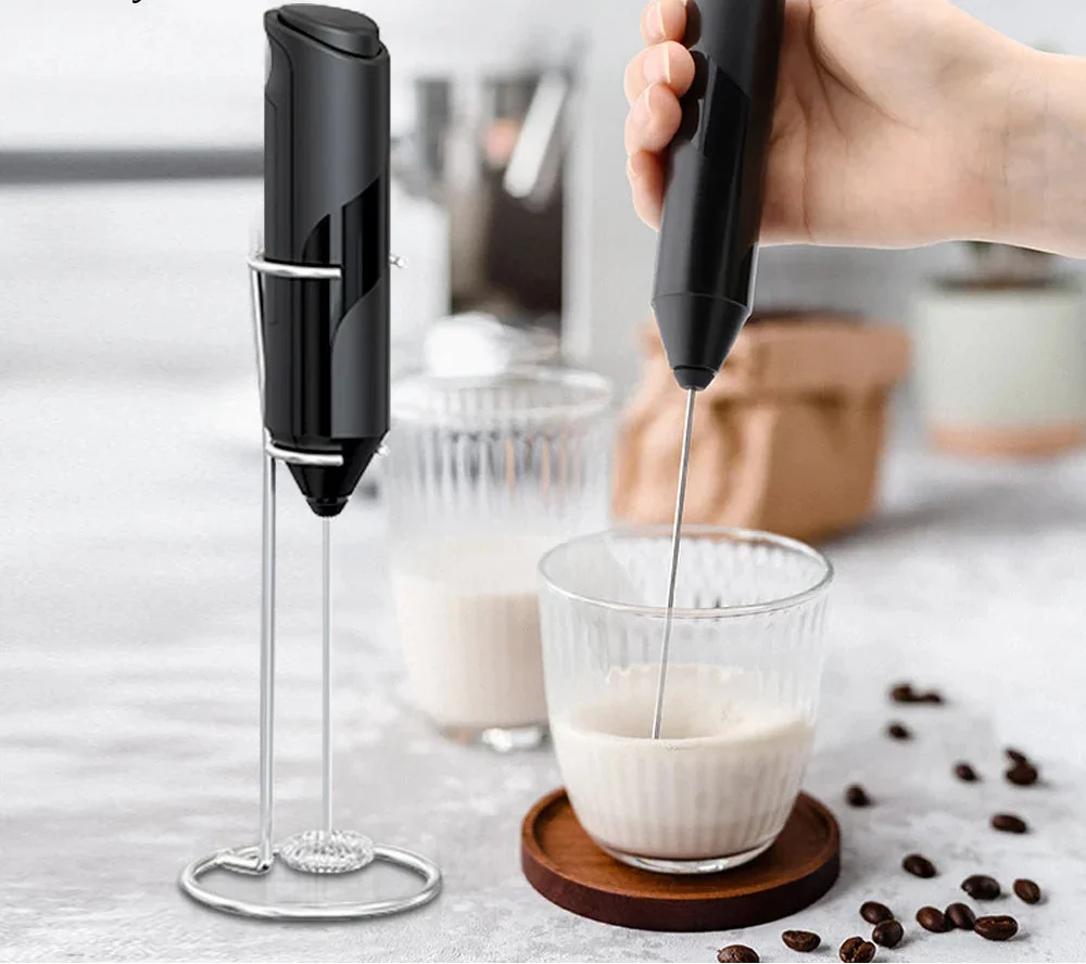 Electric Milk Frother | Professional Handheld Coffee Whisk