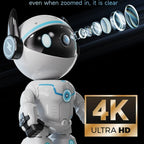 Smart Security Camera | 4K Ultra HD Robot Design