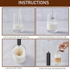 Electric Milk Frother | Professional Handheld Coffee Whisk