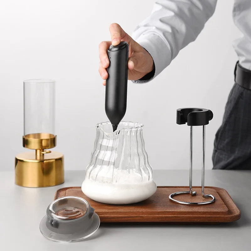 Electric Milk Frother | Professional Handheld Coffee Whisk