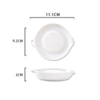 Ceramic Kitchen Grater | Premium White Grating Plate