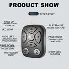 Smart Ring Remote Control | Wireless Multi-Function Device