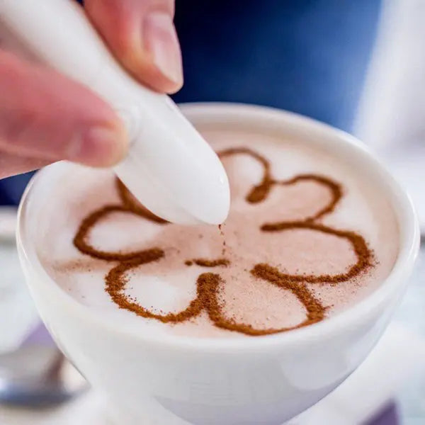 Electric Latte Art Pen | Professional Coffee Design Tool