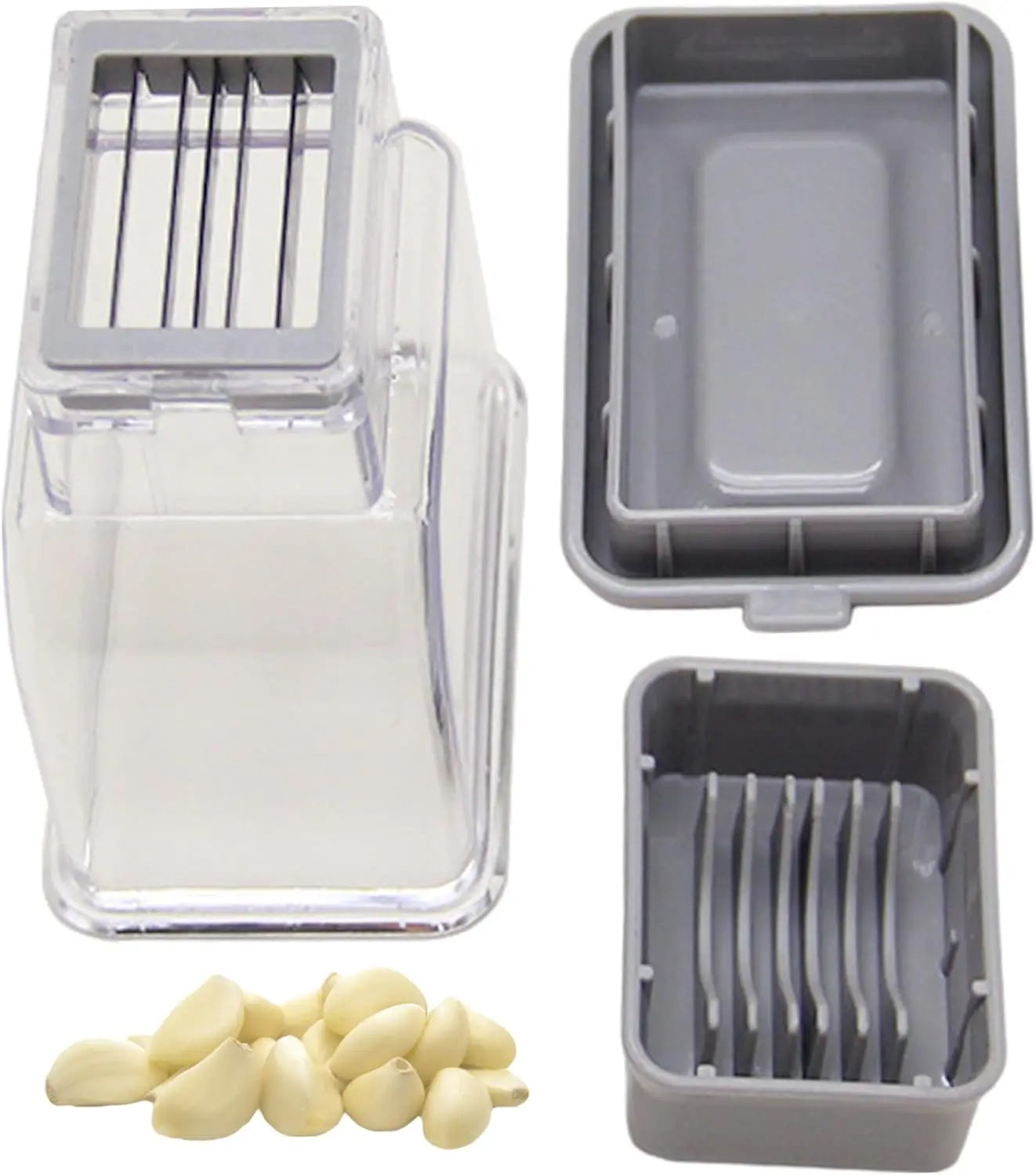 Kitchen Garlic Press | Quick-Cut Container Design