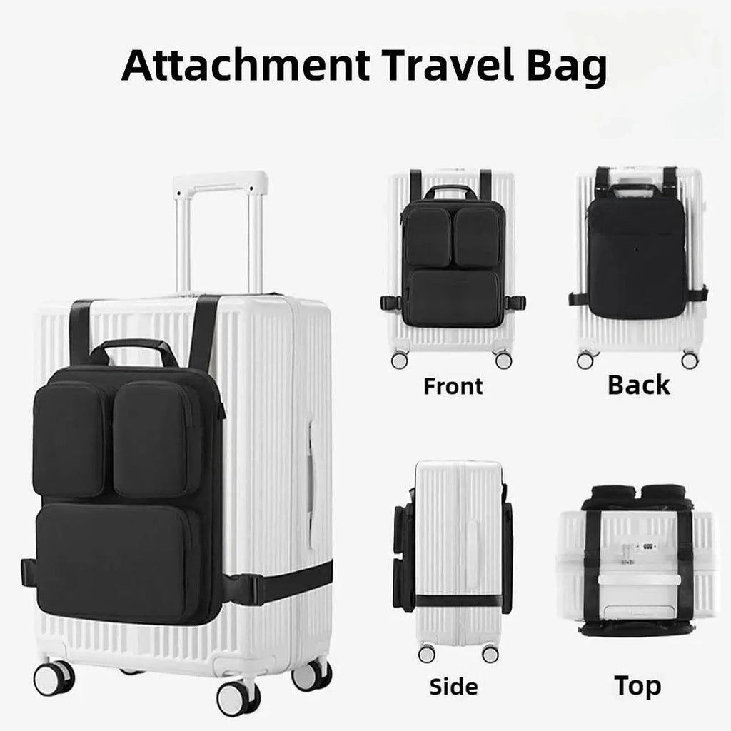 Travel Luggage Organizer | Multi-Compartment Suitcase Attachment