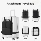 Travel Luggage Organizer | Multi-Compartment Suitcase Attachment