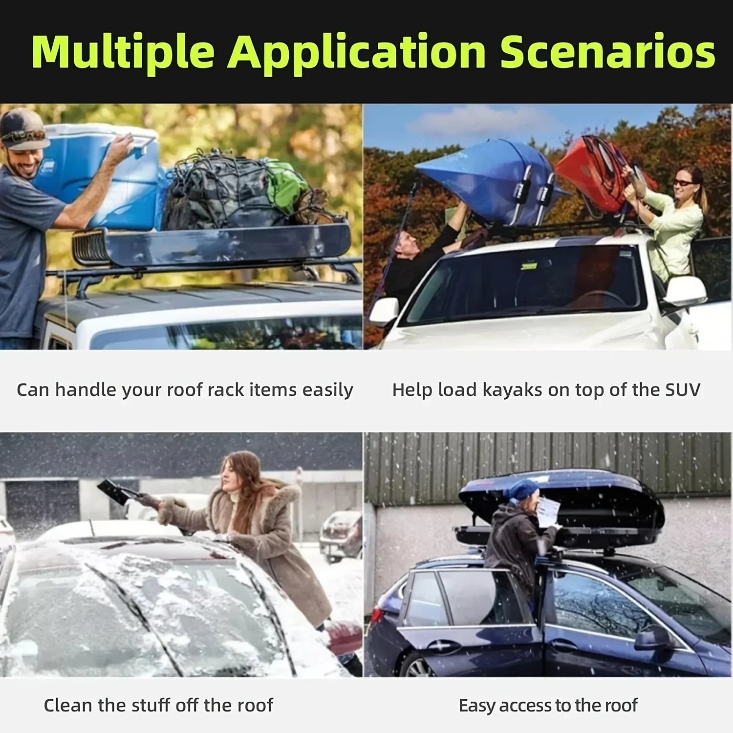 Vehicle Roof Step | Anti-Slip Door Hook Design