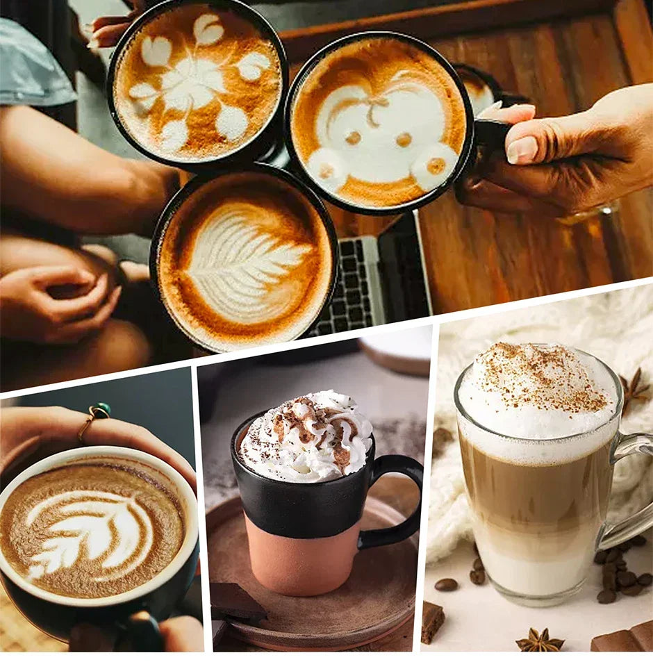 Electric Milk Frother | Professional Handheld Coffee Whisk