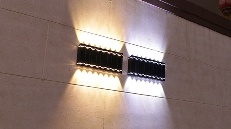 Modern Solar Wall Light | Smart LED Outdoor Lighting
