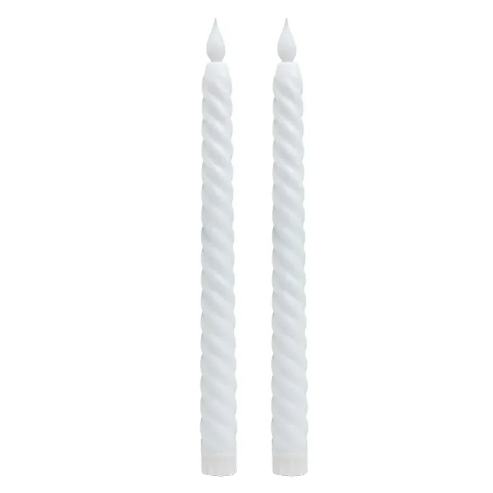 LED Taper Candles | 3D Flickering Flame Effect
