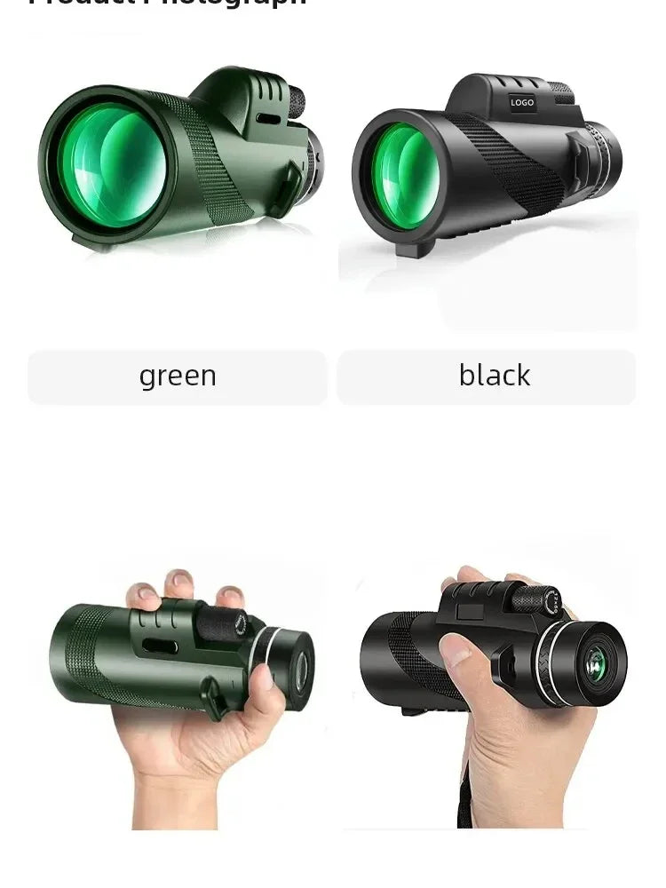Professional Monocular Telescope | 80x Magnification BAK4 Prism